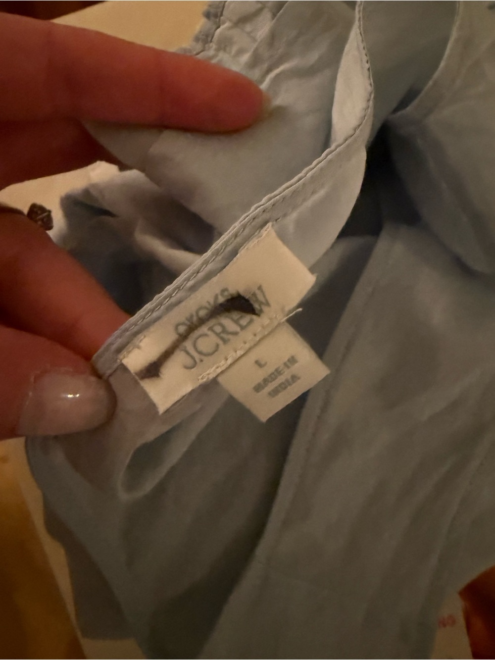 J. Crew Blue Cotton Tank and Shorts Set - Picture 8 of 8